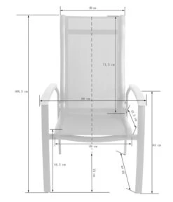 Dehner Stapelstuhl Chicago Wood -Gartenbedarf Kollektion 6701866 WE FS 002 StapelstuhlChciagoWoodSkizze