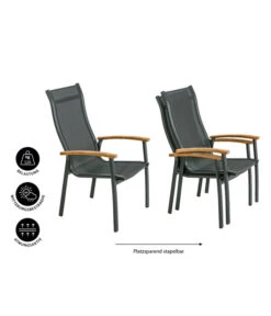 Dehner Stapelstuhl Chicago Wood -Gartenbedarf Kollektion 6701866 WE IG 001 STAPELSTUHLCHICAGOWOOD