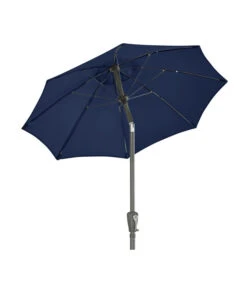 Dehner Sonnenschirm Vido, Rund, Ca. Ø150 Cm 10 Dehner Sonnenschirm Vido, Rund, Ca. Ø150 Cm -Gartenbedarf Kollektion 6702997 WE FS 003 SchirmVidoDunkelgrauNeu