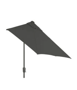 Dehner Balkonschirm Chios, Rechteckig, Ca. B210/T130 Cm -Gartenbedarf Kollektion 6703243 WE FS 003 BalkonschirmChiosDunkelgrauNeu