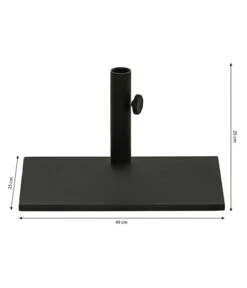 Dehner Balkonschirmständer, 20 Kg -Gartenbedarf Kollektion 6703573 WE BG 001 Balkonschirmstaender