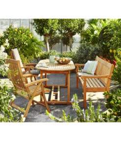 Dehner Gartenbank Havanna, 3-Sitzer -Gartenbedarf Kollektion 6707897 WE MO 003 GruppeHavanna
