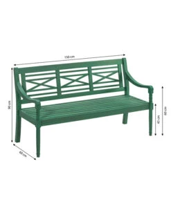 Dehner Gartenbank Emma, 3-Sitzer -Gartenbedarf Kollektion 6708473 WE BG 001 BankEmma3er