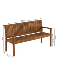 Dehner Gartenbank Valetta -Gartenbedarf Kollektion 6708614 WE BG 001 BankValetta3er