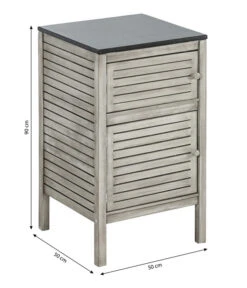 Dehner Schrank Southampton, Ca B50/H90/T50 Cm 11 Dehner Schrank Southampton, Ca B50/H90/T50 Cm -Gartenbedarf Kollektion 6713663 WE BG 001 SchrankSouthampton50Grau