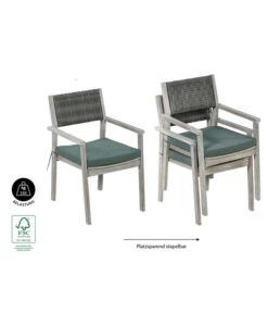 Dehner Stapelstuhl Stockholm -Gartenbedarf Kollektion 6713820 WE IG 001 DehnerStapelstuhlStockholm
