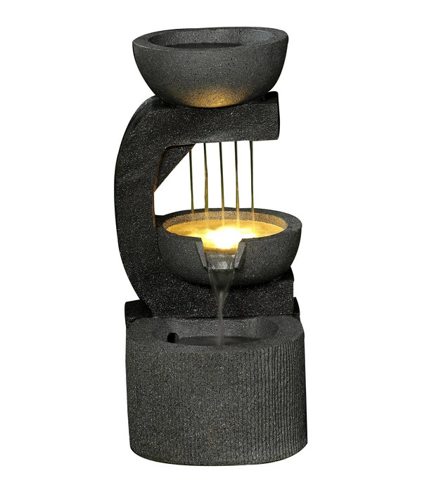 Dehner Polyresin-Gartenbrunnen Salerno, Ca. B33/H69,5/T42,5 Cm 1 Dehner Polyresin-Gartenbrunnen Salerno, Ca. B33/H69,5/T42,5 Cm