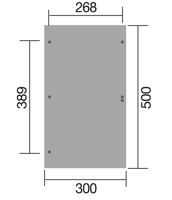 Weka Carport 606 A 2 Weka Carport 606 A – Bild 2