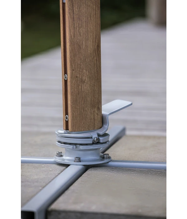 Dehner Ampelschirm Zypern, Holzoptik, Quadratisch, Ca. B300/T300 Cm 10 Dehner Ampelschirm Zypern, Holzoptik, Quadratisch, Ca. B300/T300 Cm – Bild 10