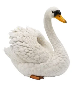 Dehner Polyresin-Schwan, Ca. H30 Cm