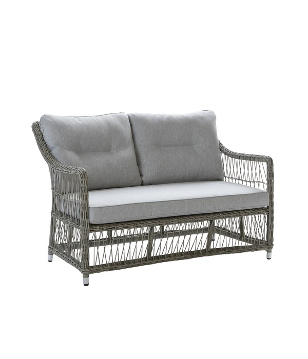 Dehner Geflechtlounge Santos, 4-teilig 2 Dehner Geflechtlounge Santos, 4-teilig – Bild 2