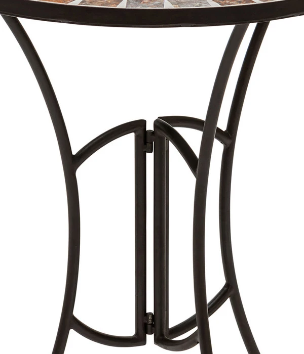 Dehner Mosaiktisch Grazia Halbrund, Ca. B60/H72,5/T31,5 Cm 5 Dehner Mosaiktisch Grazia Halbrund, Ca. B60/H72,5/T31,5 Cm – Bild 5