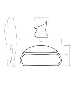 Farmet Kunststoff-Gartensofa For Two -Gartenbedarf Kollektion 6884258 WE DE 001 Sofafortwoelfenbein