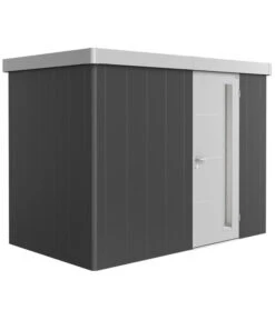 Biohort Gerätehaus Neo 1C, Dunkelgrau/silber