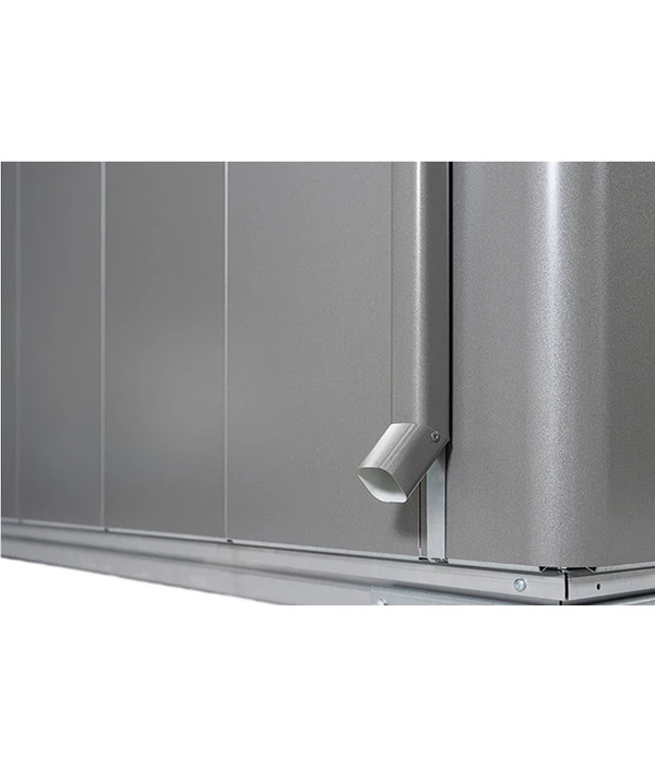 Biohort Gerätehaus Neo 4B, Silber/dunkelgrau 2 Biohort Gerätehaus Neo 4B, Silber/dunkelgrau – Bild 2