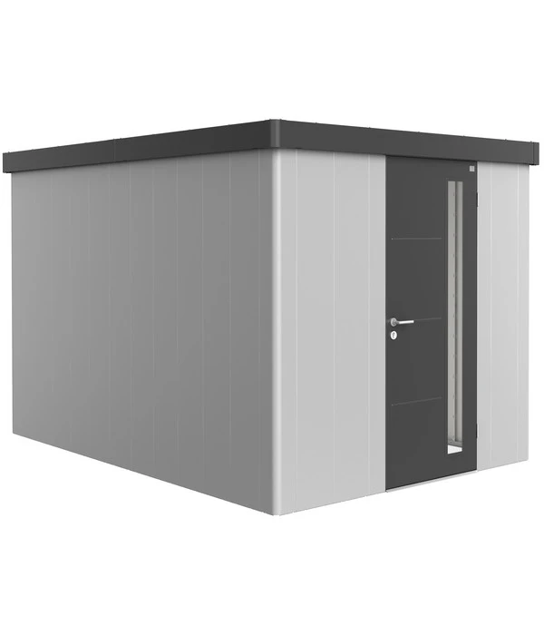 Biohort Gerätehaus Neo 4B, Silber/dunkelgrau 1 Biohort Gerätehaus Neo 4B, Silber/dunkelgrau