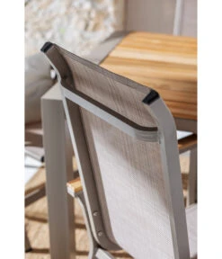 Dehner Stapelstuhl Cleveland, Hellbraun -Gartenbedarf Kollektion 6894083 WE DE 001 StapelstuhlClevelandHB