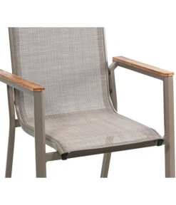 Dehner Stapelstuhl Cleveland, Hellbraun -Gartenbedarf Kollektion 6894083 WE DE 001 StapelstuhlClevelandH B