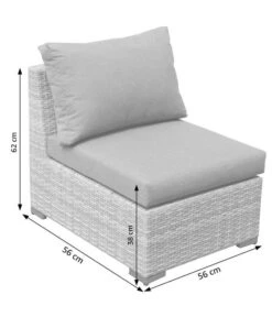 Dehner Balkonset Como, 4-teilig -Gartenbedarf Kollektion 6894166 WE DE 004 BalkonSetComoSkizze