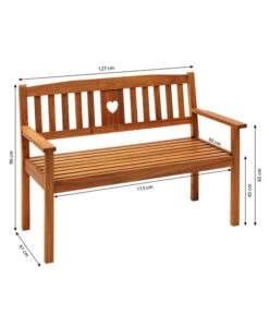 Dehner Bank Heart -Gartenbedarf Kollektion 6897763 WE BG 001 2SitzerBankHeart