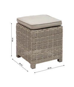 Dehner Geflechtlounge Bologna, 5-teilig -Gartenbedarf Kollektion 6903447 WE BG 003 LoungeBolognaNEU