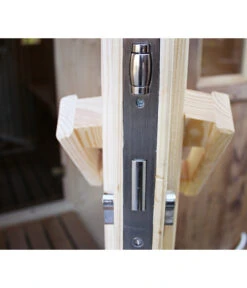 Wolff Finnhaus Saunafass Basic 230 Montiert, Ca. B205/H210/T230 Cm -Gartenbedarf Kollektion 6927933 WE DE 004 SaunafassBasic230montiertDSschwarz