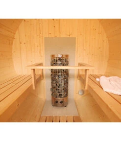 Wolff Finnhaus Saunafass Basic 230 Montiert, Ca. B205/H210/T230 Cm -Gartenbedarf Kollektion 6927933 WE MO 002 SaunafassBasic230montiertDSschwarz