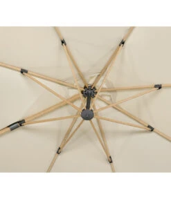 Schneider Ampelschirm Rhodos Twist Woody, Quadratisch, Ca. B300/T300 Cm -Gartenbedarf Kollektion 6953467 WE DE 001 SchneiderAmpelschirmRhodosTwistWoodynatur