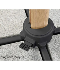 Schneider Ampelschirm Rhodos Twist Woody, Quadratisch, Ca. B300/T300 Cm -Gartenbedarf Kollektion 6953467 WE DE 005 SchneiderAmpelschirmRhodosTwistWoodynatur