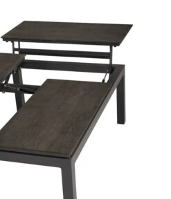 Tierra Outdoor Kaffeetisch Flip Up, Ca. B120/H46/T79 Cm -Gartenbedarf Kollektion 698425 WE DE 004 KaffeetischFlipUp