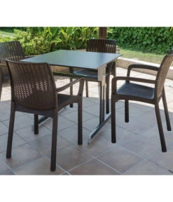 ALCO Gartentisch Gastro -Gartenbedarf Kollektion 6986483 WE MO 003 Gastrotisch80x80Anthrazit