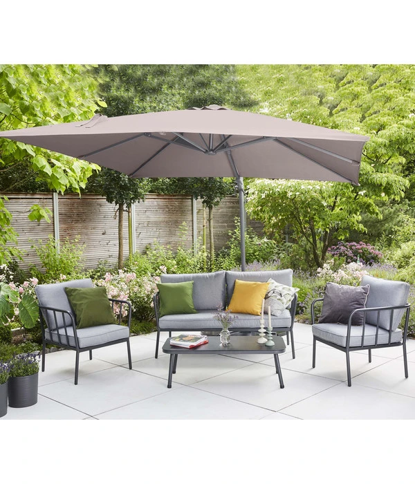 Siena Garden Ampelschirm California N+, Quadratisch, Ca. B300/300 Cm 9 Siena Garden Ampelschirm California N+, Quadratisch, Ca. B300/300 Cm – Bild 9