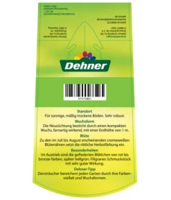 Fiederspiere 'Sem' 5 Fiederspiere 'Sem' -Gartenbedarf Kollektion 7473861 SorbariaSorbifoliaSem Etikett2