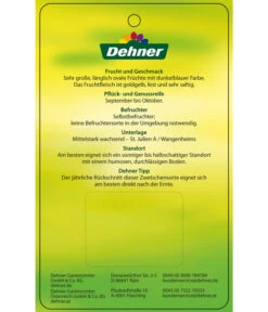 Zwetschge 'Haganta' 7 Zwetschge 'Haganta' -Gartenbedarf Kollektion 7662257 ZwetscheHaganta Etikett 2